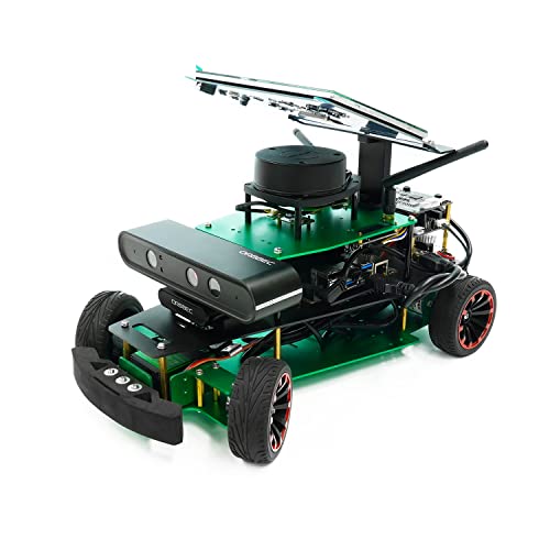 Yahboom Jetson Orin NX Super Raspberry Pi AI Smart Robotic Car Kit ROS2 Adults Speech Recognition Conversation, Autopilot, AI Recognition (R2-Superior-Ver with Orin-NX-SUPER-16GB) von Yahboom