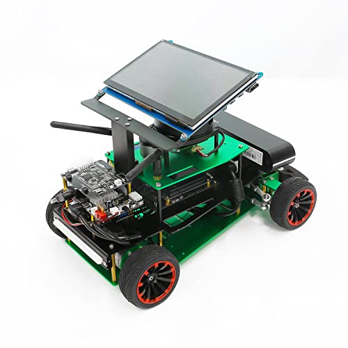 Yahboom Jetson Orin Nano Super Raspberry Pi AI Smart Robotic Car Kit ROS2 Adult Speech Recognition Conversation, Autopilot, AI Recognition (Ultimate-Ver-with-Orin-NX-16GB) von Yahboom