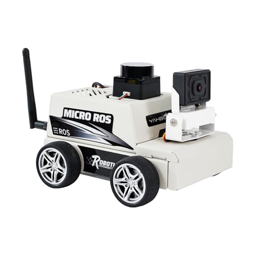Yahboom ROS2 Educational Robot MicroROS Robot Kit Computer PC Control Python Programmable Electronic Kit Ubuntu20.04 WiFi Control Obstacle Avoidance Tracking Mapping Navigation ESP32 STEM von Yahboom