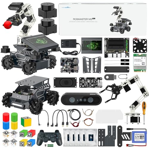 Yahboom ROSMASTER M3 Pro Robot car, Built-in Three AI Language Models, intelligent Voice Control, Powerful Hardware Configuration, Mobile Gripper（with DP Ver Nano） von Yahboom