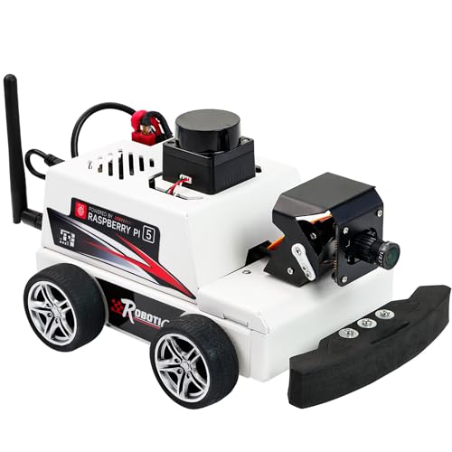 Yahboom Raspberry Pi 5 STEM Education Robotics AI Vision ROS2 2DOF Camera Autopilot Educational Project Engineering Electronics 18+ WiFi/APP Control Provide Data Ubuntu20.04 (with Pi 5-16GB) von Yahboom