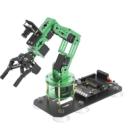 Yahboom Roboter Arm Building Kit für Jetson Nano 6-DOF AI Development Robotic Hand für Erwachsene App Controlled ROS Programmable Open Source Visual Identity (Dofbot Without Nano) von Yahboom