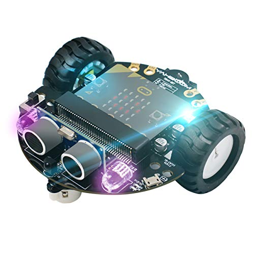 Yahboom Robotics Kit Micro bit V2 V1.5 DIY Coding Car Science Building Kit Learning Educational STEM Projects for Kids Ages 8-12（Without Microbit） von Yahboom