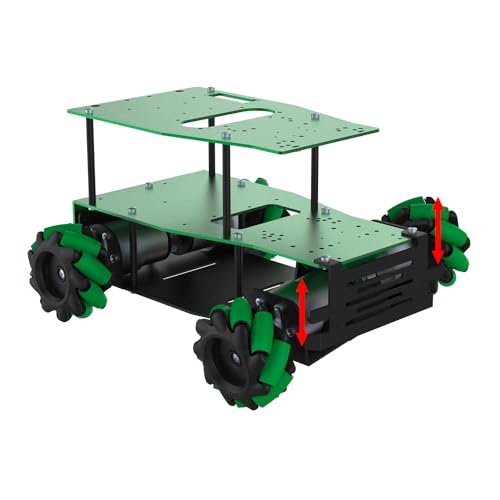 Yahboom Smart Robot Chassis Full Metal Smart Car Chassis Mecanum Wheels with 520 DC Motor School Education Electronic Project Kit Yahboom Smart Robot Chassis Full Metal Smart Car Chassis Mecanum Wheels with 520 DC Motor School Education Electronic Project Kit von Yahboom