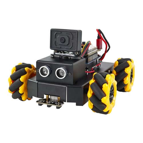 Yahboom UNO R3 AI Smart Robot Kit Mecanum Wheel with ESP32 Camera App Control FPV Video Suitable for STEM Programming Education Kid Electronic Kit Yahboom UNO R3 AI Smart Robot Kit Mecanum Wheel with ESP32 Camera App Control FPV Video Suitable for STEM Programming Education Kid Electronic Kit von Yahboom