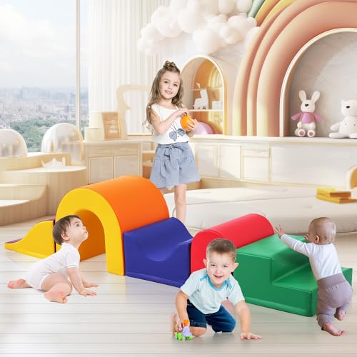 Yaheeda Kids Foam Building Blocks XXL Set,4 Pieces,Soft Building Blocks with 4 Large Building Blocks,Giant Building Blocks,Castle Set,Multicolor von Yaheeda