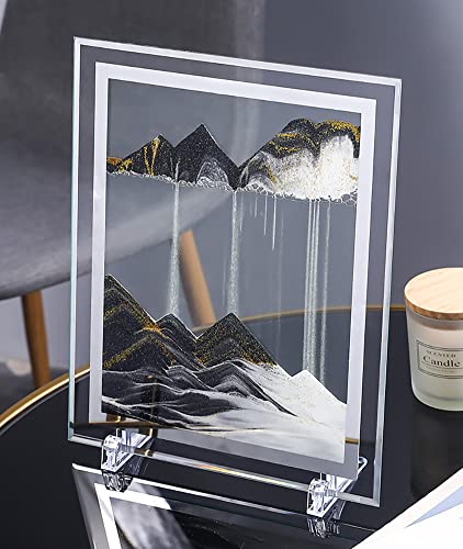 YAIHE Moving Sand Art Picture mirror Frame Sandscapes in Motion Blue Ocean Deep Sea Driften Sand Art creating color landscape Relaxing Toy Desktop YAIHE Moving Sand Art Picture mirror Frame Sandscapes in Motion Blue Ocean Deep Sea Driften Sand Art creating color landscape Relaxing Toy Desktop von YaiHe