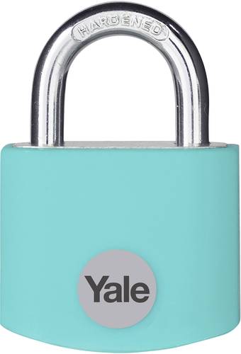 YALE YE3B/32/116/1/TE Vorhängeschloss 32mm Türkis Schlüsselschloss von Yale
