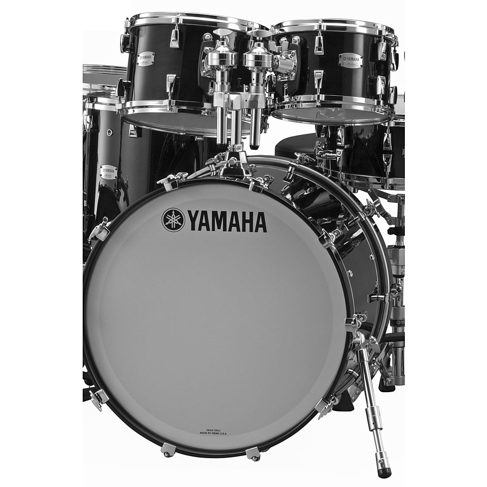Yamaha Absolute Hybrid Maple Rock 22" Solid Black Schlagzeug von Yamaha