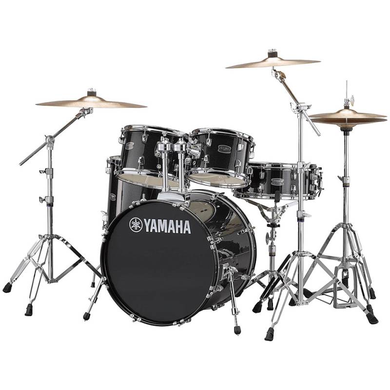 Yamaha Rydeen 20" Black Glitter Bundle Schlagzeug von Yamaha