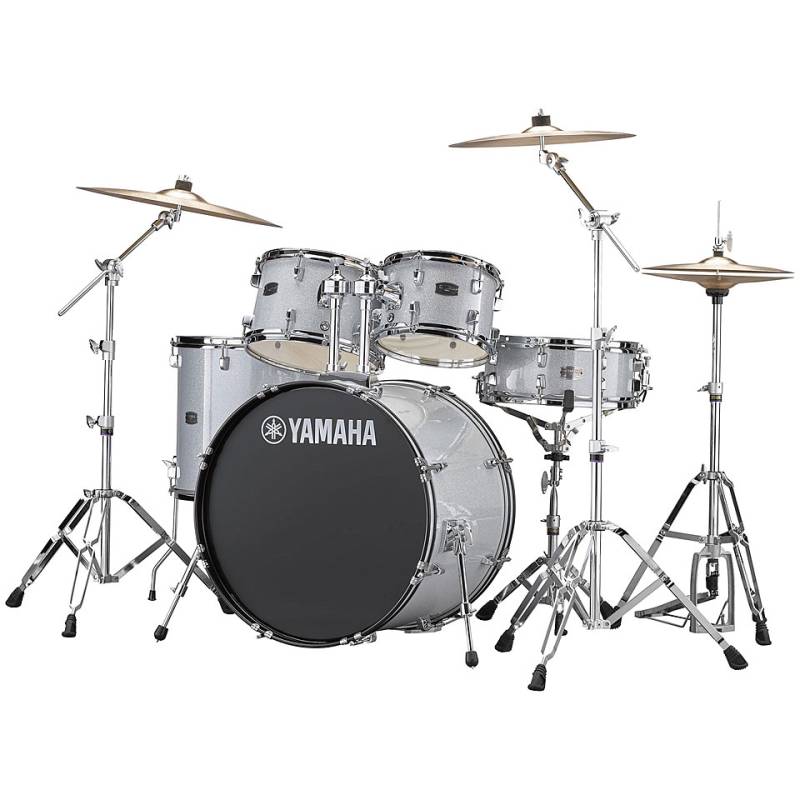 Yamaha Rydeen 20" Silver Glitter Bundle Schlagzeug von Yamaha