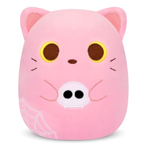 Yamepuia Katze Halloween Kuscheltier,20cm Halloween Katze Plüschtier,Niedliche Kuscheltier Rosa Stofftier Katze Plüschtier Kissen, Deko für Jungen MäDchen Yamepuia Katze Halloween Kuscheltier,20cm Halloween Katze Plüschtier,Niedliche Kuscheltier Rosa Stofftier Katze Plüschtier Kissen, Deko für Jungen MäDchen von Yamepuia
