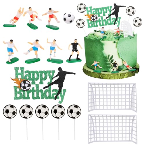 Tortendeko Fussball, Tortenaufleger Fussball Deko Tortendeko Kinder Fußball Kuchendeko Cake Topper Geburtstag für Junge Geburtstag Party (style 1) Tortendeko Fussball, Tortenaufleger Fussball Deko Tortendeko Kinder Fußball Kuchendeko Cake Topper Geburtstag für Junge Geburtstag Party (style 1) von Yamitora