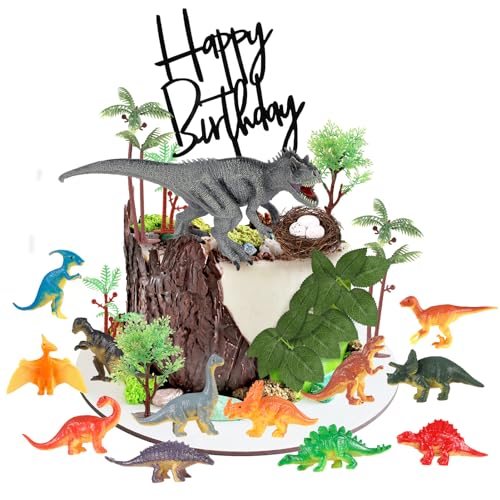 Yamitora 30 Stück Kuchendeko Dinosaurier Set,Dinosaurier Deko Torte,Dino Geburtstag Deko,Dino Tortendeko,Dschungel Tortendeko Junge,Cake Topper Tyrannosaurus für Junge Geburtstag Party Yamitora 30 Stück Kuchendeko Dinosaurier Set,Dinosaurier Deko Torte,Dino Geburtstag Deko,Dino Tortendeko,Dschungel Tortendeko Junge,Cake Topper Tyrannosaurus für Junge Geburtstag Party von Yamitora