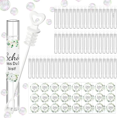 Yamitora 50 Stück Seifenblasen Hochzeit, Wedding Bubbles mit 5 Hochzeit Aufkleber Seifenblasen Herzform Hochzeit für Hochzeit und Geburtstagsfeier Valentinstag Yamitora 50 Stück Seifenblasen Hochzeit, Wedding Bubbles mit 5 Hochzeit Aufkleber Seifenblasen Herzform Hochzeit für Hochzeit und Geburtstagsfeier Valentinstag von Yamitora