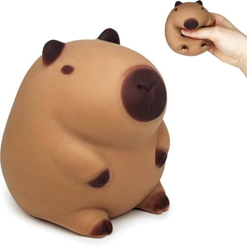 Yamobi Weicher Capybara Stressball, Tierischer Quetschball Kinder, Antistressball Erwachsener, Antistress Spielzeug, Squeeze Ball Sensorisch, Stressbälle Party Deko Yamobi Weicher Capybara Stressball, Tierischer Quetschball Kinder, Antistressball Erwachsener, Antistress Spielzeug, Squeeze Ball Sensorisch, Stressbälle Party Deko von Yamobi