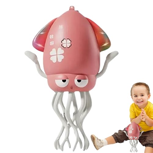 Electric Dancing Octopus Toy, Elektrisch Tanzende Krake Spielzeug Krake Kinder PäDagogische Mit Led & Musik, Leuchtendes Badespielzeug, Tanzendes Und Singendes Musikspielzeug Für MäDchen von Yanayi