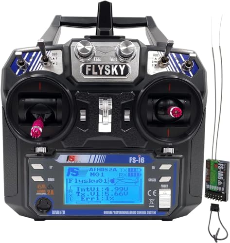 Yangers 2,4 GHz Funksender Empfänger Fernbedienung, Flysky FS I6 AFHDS 2A 6 Kanal Sender + FS IA6 Empfänger Funksystem für RC Rennwagen Boot Hubschrauber Spielzeug Yangers 2,4 GHz Funksender Empfänger Fernbedienung, Flysky FS I6 AFHDS 2A 6 Kanal Sender + FS IA6 Empfänger Funksystem für RC Rennwagen Boot Hubschrauber Spielzeug von Yangers