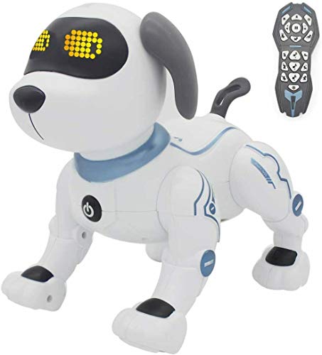 Yangers Ferngesteuerte sprachgesteuerte intelligente interaktive tanzende singende Roboter Hund Spielzeug für Kinder, rc elektronisches programmierbares Robot-Haustier-Aktionen Gehen Sitzen Yangers Ferngesteuerte sprachgesteuerte intelligente interaktive tanzende singende Roboter Hund Spielzeug für Kinder, rc elektronisches programmierbares Robot-Haustier-Aktionen Gehen Sitzen von Yangers