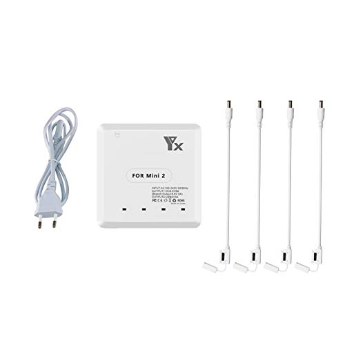 Yangers Multi-Ladegerät für DJI Mavic Mini und Mini 2, Parallele gleichzeitige Ladestation Rapid Balance Dock Station für Flugbatterien Controller Telefon Tablet von Yangers