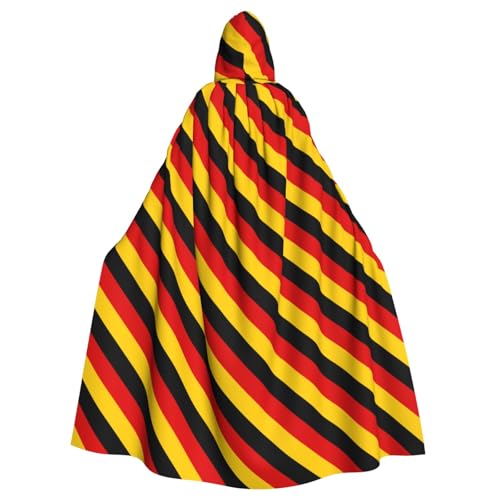Yanglong Uni Umhang mit deutscher Flagge, Kapuzenumhang für Erwachsene, für Halloween, Tod, Vampir, Cosplay-Kostüme Yanglong Uni Umhang mit deutscher Flagge, Kapuzenumhang für Erwachsene, für Halloween, Tod, Vampir, Cosplay-Kostüme von Yanglong