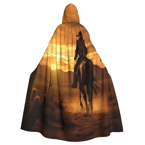 Yanglong Uni West-Wüstenkaktus mit Cowboys reitenden Pferden, Umhang mit Kapuze, Umhang für Erwachsene, für Halloween, Tod, Vampir, Cosplay-Kostüme Yanglong Uni West-Wüstenkaktus mit Cowboys reitenden Pferden, Umhang mit Kapuze, Umhang für Erwachsene, für Halloween, Tod, Vampir, Cosplay-Kostüme von Yanglong