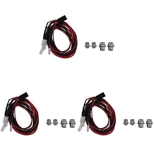 Yangyou 3X 4 LED Lichter Kit 2 Weiß 2 Rot für 1/10 1/8 Redcat Axial SCX10 D90 RC Auto von Yangyou