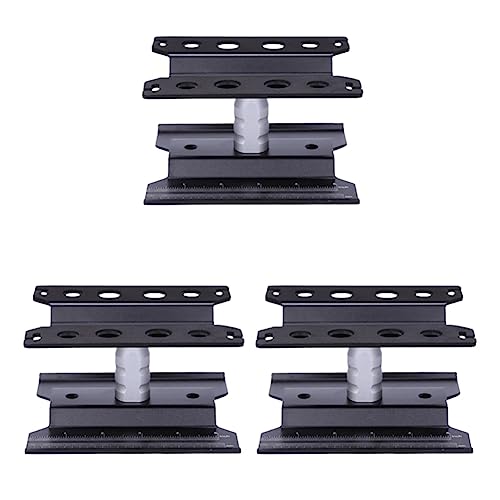 Yangyou 3X Metall RC Auto Arbeitsplatz Arbeiten Stand Reparatur 360 Grad Drehung für 1/8 1/10 1/12 1/16 Modelle, Schwarz von Yangyou