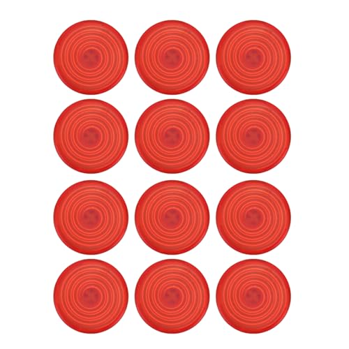 Arcade-Tastenabdeckungen für Kailh Cherry TTC Akko Glorious Switches More, professionelles Design, kompatibel mit verschiedenen Arcade-Tastaturen, Rot, 12 Stück von Yanmis