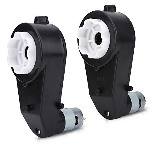 Elektromotor Getriebe, 1 Stück Elektrisches Moto Getriebe Antriebs Motor Elektromotor Getriebe Autozubehör für Power Wheels(12V18000RPM) von Yanmis