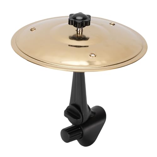 Yanmis Car Drum Cymbal Air Vent, -Drum Crash -Becken für Musikliebhaber und Schlagzeuger, Einfache Installation auf Dashboards und Lüftungsschlitzen (Gold) von Yanmis
