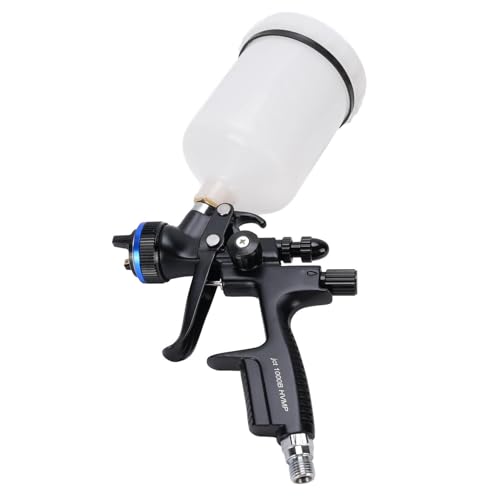 Yanmis HVLP Air Paint Sprayer Sprea -Sparluftspray -Werkzeug für Möbelwandtür, Aluminiumlegierung + Edelstahl, 600 Ml Tasse, 1,3 Mm Düse von Yanmis