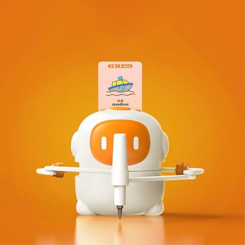 Yanmis Interaktiver Bildungszeichner Roboter für Kinder, Montessori -Bildungsspielzeug, Intelligenter Maler Roboter mit 150 Karten und Farbigen Stiften, Geeignet für 5 Jahre. (orange Yanmis Interaktiver Bildungszeichner Roboter für Kinder, Montessori -Bildungsspielzeug, Intelligenter Maler Roboter mit 150 Karten und Farbigen Stiften, Geeignet für 5 Jahre. (orange von Yanmis