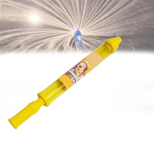 Firework Water Gun, Firework Water Squirter Gun, Romantic Firework Style Water Spray Toy for Couples, High Pressure Pull-Out Sprinkler Spray Toys for Bathing, Pool,Party Entertainment (Yellow) von Yanobia