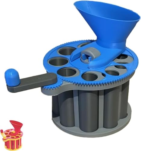 Yanobia Genius Coin Classifier, handgekröpfter Münzsortierer, 3D-gedruckte Sortiermaschine mit 8 Schlitz-Münztrenner und sichtbaren Aufbewahrungsröhren, einfach schütteln und sortieren (Grau) von Yanobia