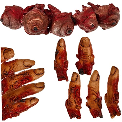 15 Stücke gebrochene falsche Körperteile blutige Dekoration beängstigende gefälschte Finger Augäpfel Horror Requisiten Halloween Horror Haunted Room Vampire Zombie Party bevorzugt Halloween Requisite 15 Stücke gebrochene falsche Körperteile blutige Dekoration beängstigende gefälschte Finger Augäpfel Horror Requisiten Halloween Horror Haunted Room Vampire Zombie Party bevorzugt Halloween Requisite von Yaoliucp