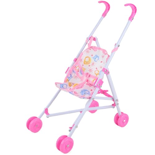 Babypuppenwagen Kinderwagen Soft Grip Griff Doll Kinderwagen Klappende Baby Kinderwagen für Puppen mit Sicherheit Kabelbaum Kinderwagen Toy Trep Play Geschenke für Mädchen Kinder im Alter von 3+ rot, Babypuppenwagen Kinderwagen Soft Grip Griff Doll Kinderwagen Klappende Baby Kinderwagen für Puppen mit Sicherheit Kabelbaum Kinderwagen Toy Trep Play Geschenke für Mädchen Kinder im Alter von 3+ rot, von Yaoliucp