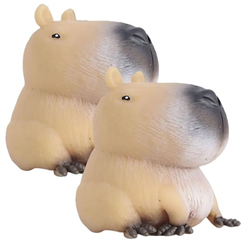 Stress Squeeze Toy 2 Pack süßes Tier lustige Gummi Dekompression böse Spaßspielzeug für Erwachsene und Kinder Anti -Stress weiches sensorisches Zappelspielzeug von Yaoliucp