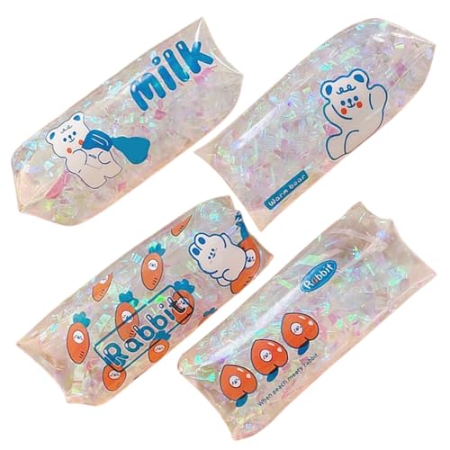 Wasser Wiggler für Kinder Erwachsene 4pcs 5 Cartoon Bären Wasser Schlangenspielzeug mit Band in weichen und kühlenden PVC -Squeeze -Spielsachen, zufälliger Stil, Squeeze Ball Wasser Wiggler für Kinder Erwachsene 4pcs 5 Cartoon Bären Wasser Schlangenspielzeug mit Band in weichen und kühlenden PVC -Squeeze -Spielsachen, zufälliger Stil, Squeeze Ball von Yaoliucp