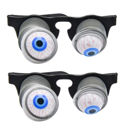 Yaoliucp 2pcs droupe Augenbrillen aus Brillen Spring Augapfel Brillen Lustige Brille mit Augapfel für Halloween Kostümparty Witz knifflige Streichprops GOOLLY Eye Yaoliucp 2pcs droupe Augenbrillen aus Brillen Spring Augapfel Brillen Lustige Brille mit Augapfel für Halloween Kostümparty Witz knifflige Streichprops GOOLLY Eye von Yaoliucp