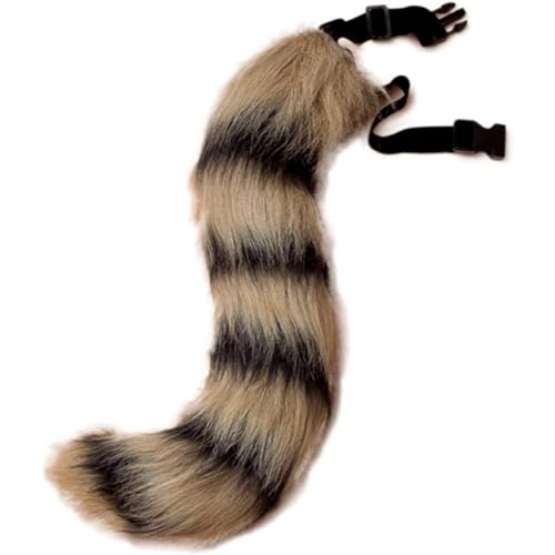 Yaoliucp Faux Pel Fox Tail Anime Cosplay Accessoire Halloween Party Kostüm, Schwarz/Braun, eine Größe, Katzenschwanz Yaoliucp Faux Pel Fox Tail Anime Cosplay Accessoire Halloween Party Kostüm, Schwarz/Braun, eine Größe, Katzenschwanz von Yaoliucp