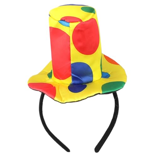 Yaoliucp Jester Stirnband Clown Top Hat Stirnband Carnival Kostüm lustige Performance -Requisiten Yaoliucp Jester Stirnband Clown Top Hat Stirnband Carnival Kostüm lustige Performance -Requisiten von Yaoliucp