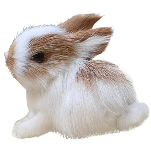 Yaoliucp Mini realistische niedliche Plüschkaninchen Tier Osterhasen Simulation Spielzeugmodell Geschenk Miniaturen Dekorationen Yaoliucp Mini realistische niedliche Plüschkaninchen Tier Osterhasen Simulation Spielzeugmodell Geschenk Miniaturen Dekorationen von Yaoliucp