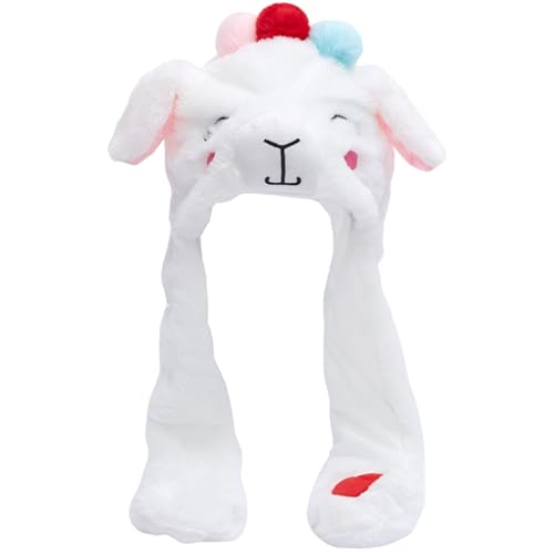 Yaoliucp Plüsch -Ohr -bewegender Sprunghut, süße, flauschige Kappe, weiche warme Kopfbedeckung, Hut Weihnachtsferienpartygeschenk für Jungen Mädchen. Yaoliucp Plüsch -Ohr -bewegender Sprunghut, süße, flauschige Kappe, weiche warme Kopfbedeckung, Hut Weihnachtsferienpartygeschenk für Jungen Mädchen. von Yaoliucp