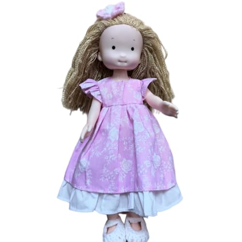 Yaoliucp Stoffpuppe gut gekleidete Vinyl-Stoffpuppen für Mädchen mit langem Haar realistisch und kuschelisch sammelbares Spielzeug, Baby-Mädchengeschenke, Plüschpuppe Yaoliucp Stoffpuppe gut gekleidete Vinyl-Stoffpuppen für Mädchen mit langem Haar realistisch und kuschelisch sammelbares Spielzeug, Baby-Mädchengeschenke, Plüschpuppe von Yaoliucp