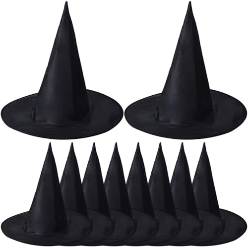 Yaoliucp Verdickte hängende Hexen, 10pcs Hexenhut, weicher Komfort -Zaubererhut, Oxford Stoff Halloween Requisiten für Urlaubskleid Carnivals Cosplay Party Yaoliucp Verdickte hängende Hexen, 10pcs Hexenhut, weicher Komfort -Zaubererhut, Oxford Stoff Halloween Requisiten für Urlaubskleid Carnivals Cosplay Party von Yaoliucp