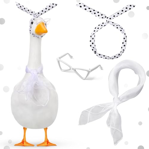 Yaomiao 3-teiliges Veranda-Gans-Outfit-Set, 1950er-Jahre-Kostüm-Zubehör für 58,4 cm / 43,2 cm (23 Zoll) / 43,2 cm (17 Zoll) Z von Yaomiao