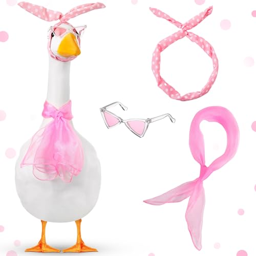 Yaomiao 3-teiliges Veranda-Gans-Outfit-Set, 1950er-Jahre-Kostüm-Zubehör für 58,6 cm / 43,2 cm (23 Zoll) / 43,2 cm (17 Zoll) Zement von Yaomiao