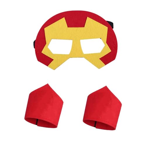 Iron Hero Masken-Set für Kinder – Halloween-Hulk-Kostümmasken mit Armbändern für Jungen und Mädchen, Geschenk, Spielzeug, Alter 3, 4, 5, 6, 7, 8, 9, 10, 11, 12, Party, Cosplay Iron Hero Masken-Set für Kinder – Halloween-Hulk-Kostümmasken mit Armbändern für Jungen und Mädchen, Geschenk, Spielzeug, Alter 3, 4, 5, 6, 7, 8, 9, 10, 11, 12, Party, Cosplay von Yapartifa
