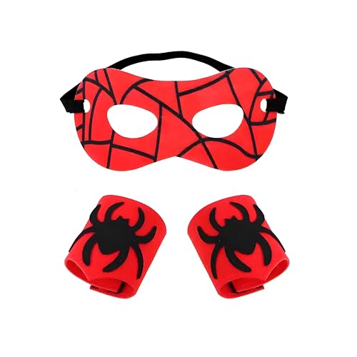 Yapartifa Spinnen-Masken-Set für Kinder – Halloween-Spinnenkostüm, Masken mit Armbändern für Jungen und Mädchen, Geschenk, Spielzeug, Alter 3, 4, 5, 6, 7, 8, 9, 10, 11, 12, Party-Cosplay-Set Yapartifa Spinnen-Masken-Set für Kinder – Halloween-Spinnenkostüm, Masken mit Armbändern für Jungen und Mädchen, Geschenk, Spielzeug, Alter 3, 4, 5, 6, 7, 8, 9, 10, 11, 12, Party-Cosplay-Set von Yapartifa